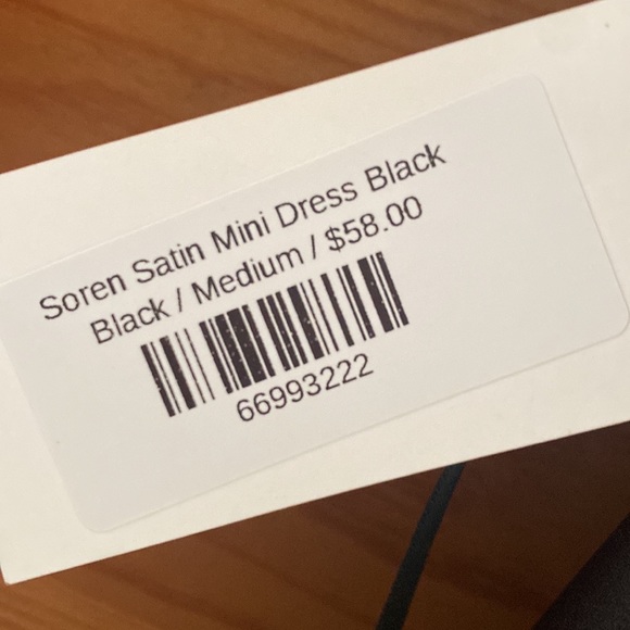 2/$50 one pink & one black satin dress size Medium - Picture 10 of 10